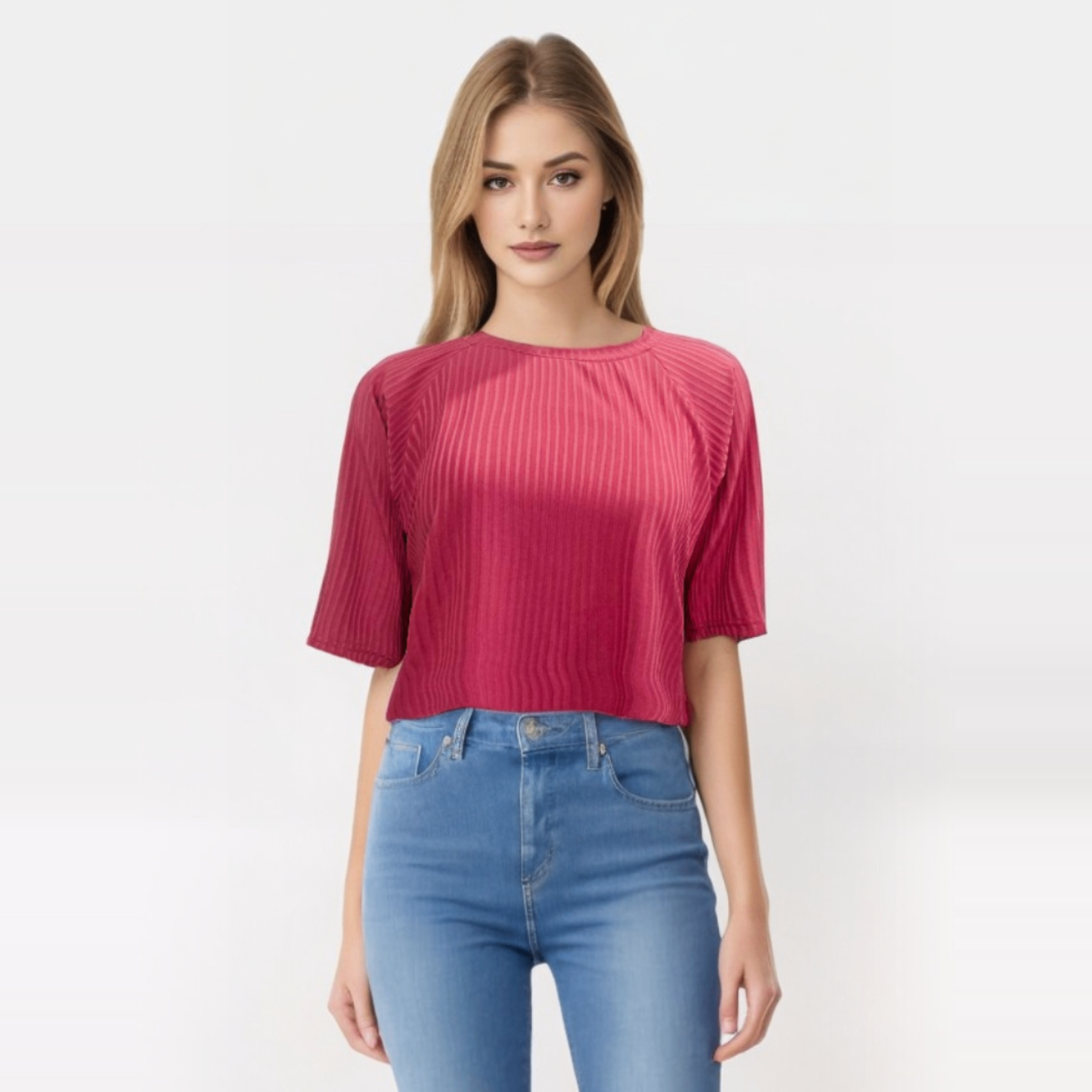 Long sleeve crop top