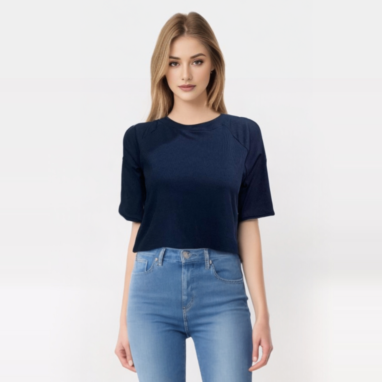 Long sleeve crop top