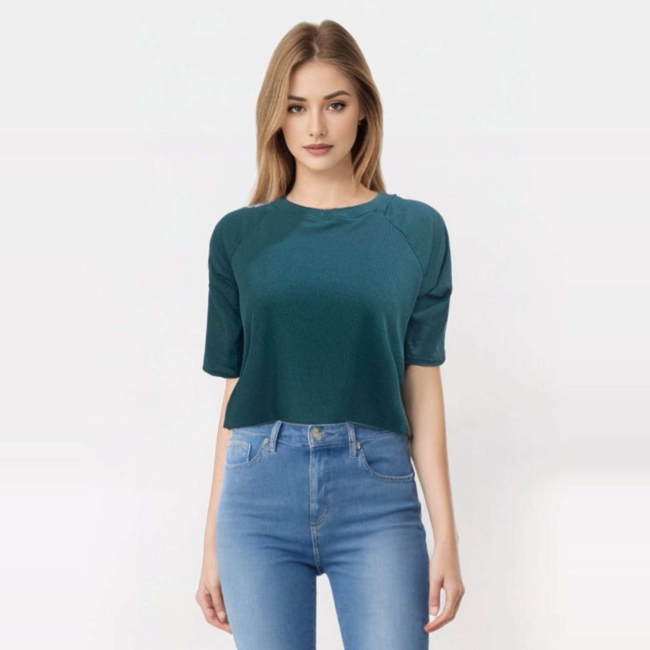 Long sleeve crop top